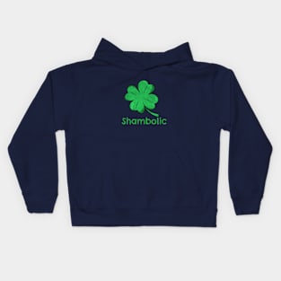 Shambolic shamrock Kids Hoodie